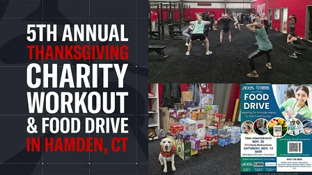 Thanksgiving Charity Workout & Food Drive in Hamden