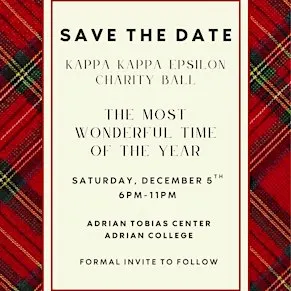 Charity Ball presented by Kappa Kappa Epsilon Sorority