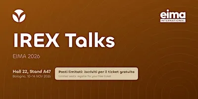 IREX Talks - EIMA 2026