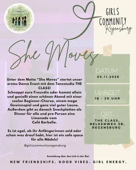 She Moves / Dance Workshop - Girls Community Regensburg