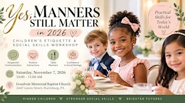 Children’s Etiquette & Social Skills Workshop