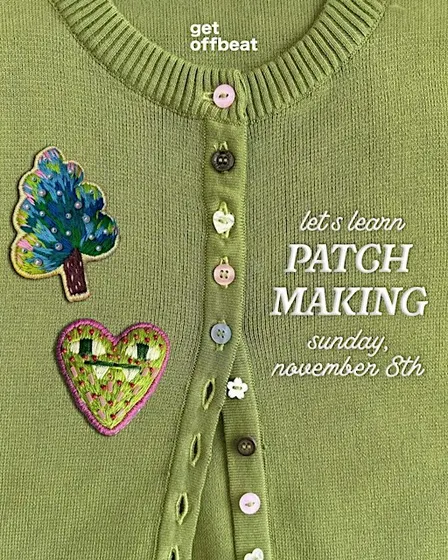 Embroidered Patch Making Workshop