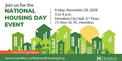 City of Hamilton's National Housing Day Event