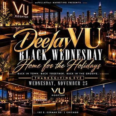 DeeJayVu Black Wednesday at Vu Rooftop