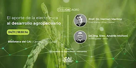 El aporte de la electrónica al  desarrollo agropecuario.