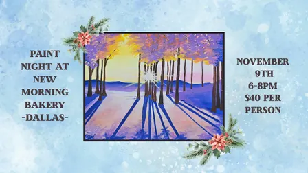 Paint Class at New Morning Bakery in Dallas
