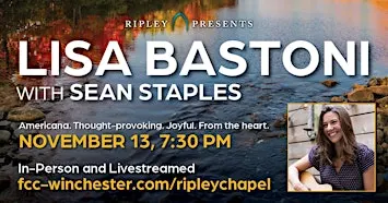 Ripley Presents: Lisa Bastoni with Sean Staples