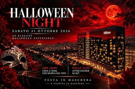 HALLOWEEN NIGHT 2026 | Hilton Rome EUR La Lama – Masquerade Party & DJ Set