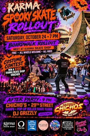 Karma Spooky Skate Rollout