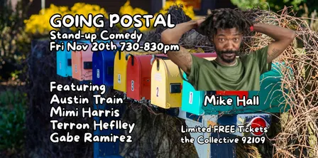 Going Postal Comedy with Mike Hall at the Collective PB