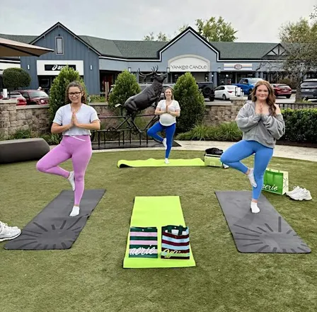 Tanger Sevierville x Offline by Aerie- Yoga on the Green