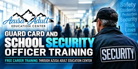 FREE 40 Hour Guard Card Class & School Security Guard Certification