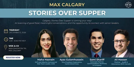 MAX Calgary - Stories Over Supper
