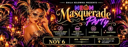 Neon Masquerade Party