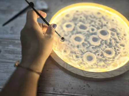 Create a Glowing moon