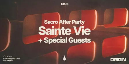 ORIGIN Presents Sainte Vie