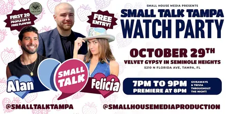 Small Talk WATCH PARTY | Velvet Gypsy
