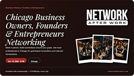 Chicago Business Owners, Founders & Entrepreneurs Networking Event