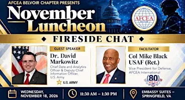 AFCEA Belvoir November 2026 Luncheon