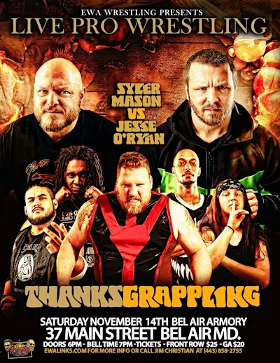 EWA Live Pro Wrestling ThanksGrappling 2026 November 14th