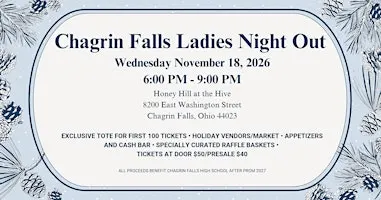 Chagrin Falls Ladies Night Out