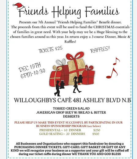 Friends Helping Families Benefit Dinner