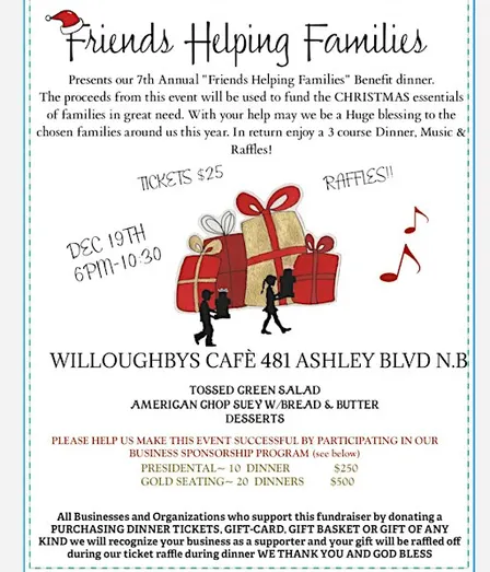 Friends Helping Families Benefit Dinner