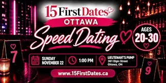 15FirstDates Ottawa Speed Dating (Age 20-30)