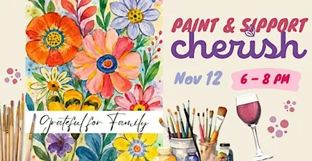Paint & SIPPORT Cherish – Rockin' for a Cause!