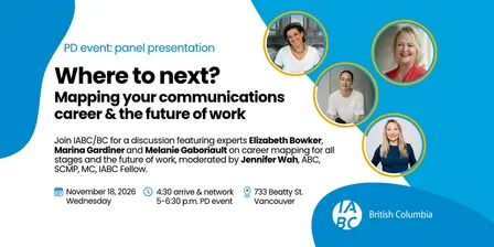 Where to next? Mapping your communications career & the future of work