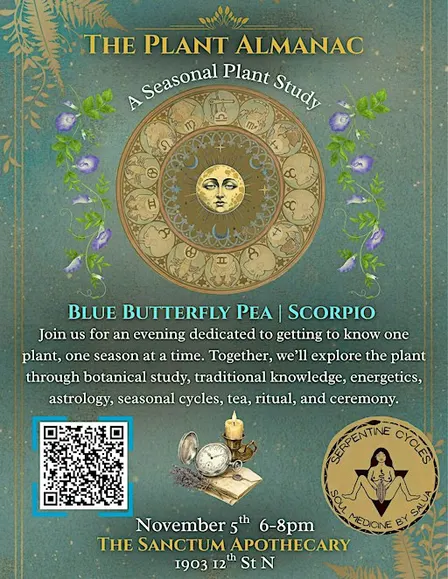 The Plant Almanac: Blue Butterfly Pea | Scorpio | Autumn