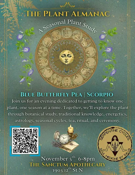 The Plant Almanac: Blue Butterfly Pea | Scorpio | Autumn