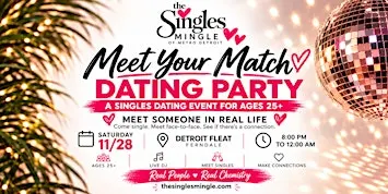 Meet Your Match Dating Party | Ages 25+ at Detroit Fleat in Ferndale