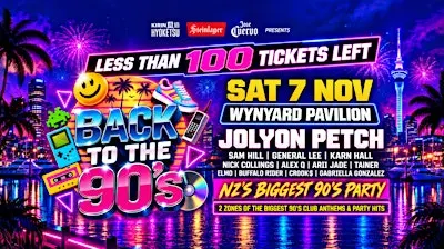 Back To The 90's - Auckland (New Venue)