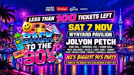 Back To The 90's - Auckland (New Venue)