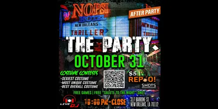 THE PARTY: Halloween Costume Party & Rooftop Takeover