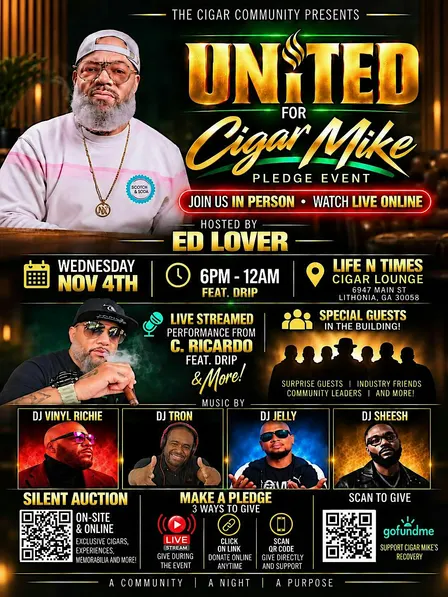 United for Cigar Mike Pledge Event