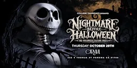 CARNAVAL THURSDAYS PRESENTS: NIGHTMARE BEFORE HALLOWEEN