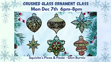 Crushed Glass Ornaments at Squisito's Glen Burnie w/ Maryland Craft Parties
