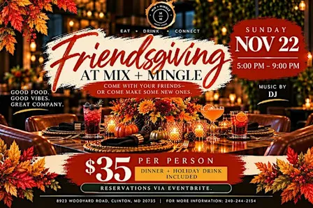 Friendsgiving at Mix + Mingle!