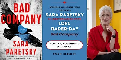 Book Launch: BAD COMPANY by Sara Paretsky