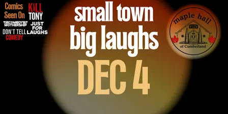 Small Town, Big Laughs – Live Stand-Up Comedy in Cumberland