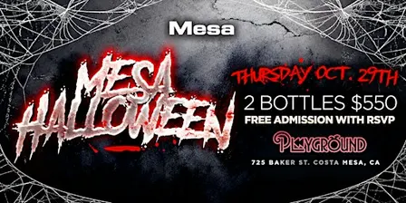 HAUNTED MESA COSTUME PARTY