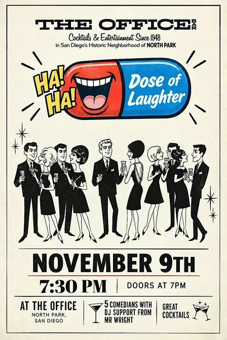 Stand-up Comedy Showcase in North Park w/ DJ Wright