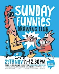 Sunday FUNNIES! Cartoon Art Club (6+)