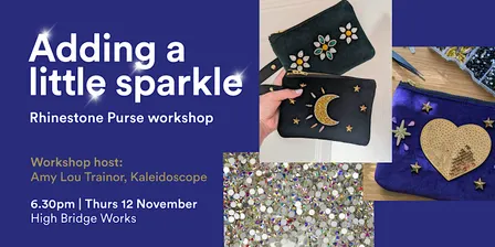 Rhinestone Purse Workshop