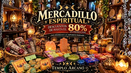 Mercadillo Espiritual | Hasta 80% de descuento en Templo Arcano