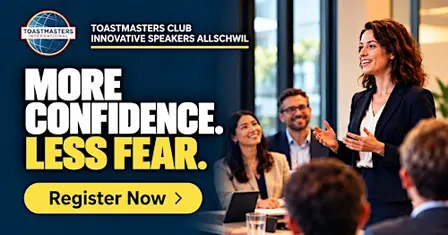 Toastmasters  Open House - Innovative Speakers Allschwil