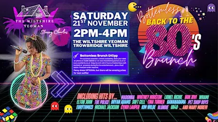 Back to the 80's  Bottomless Brunch