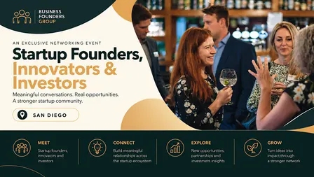 San Diego Startup Founders, Innovators & Investors Networking Night